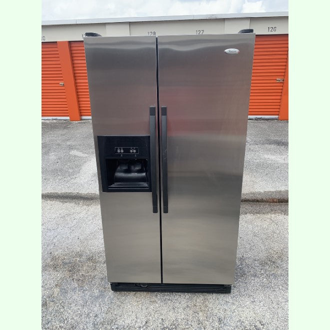Whirlpool Stainless Steel Fridge. 100% FULLY WORKING! Whirlpool Stainless Steel Fridge. 100% FULLY WORKING!